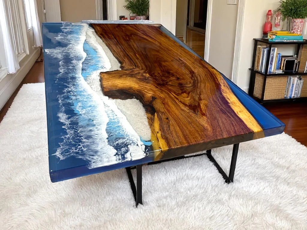 Buy Epoxy Resin Console Table - Handmade Furniture 