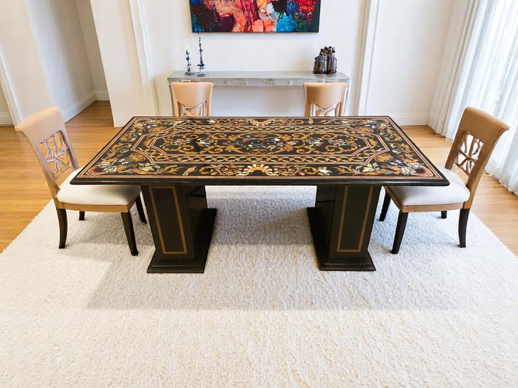 Buy Marble Dining Table Tops - Luxury Pietradura Masterpiece 