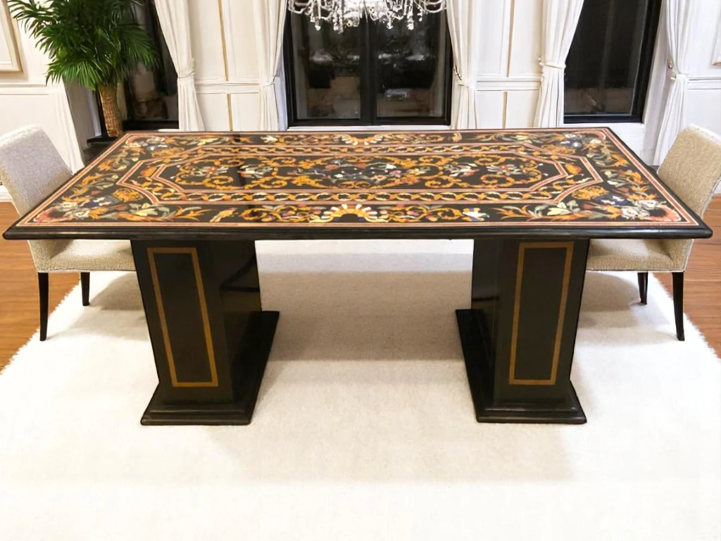 Buy Marble Dining Table Tops - Luxury Pietradura Masterpiece 