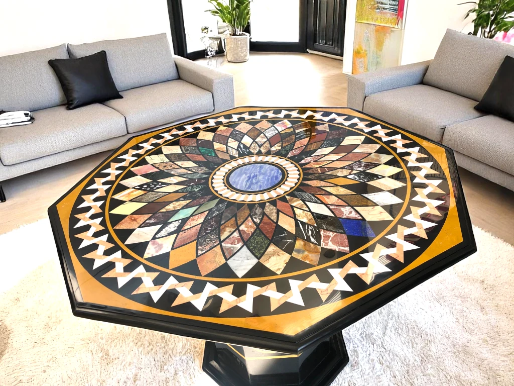 Customized Coffee Table Elegance from a Vedant Artisans