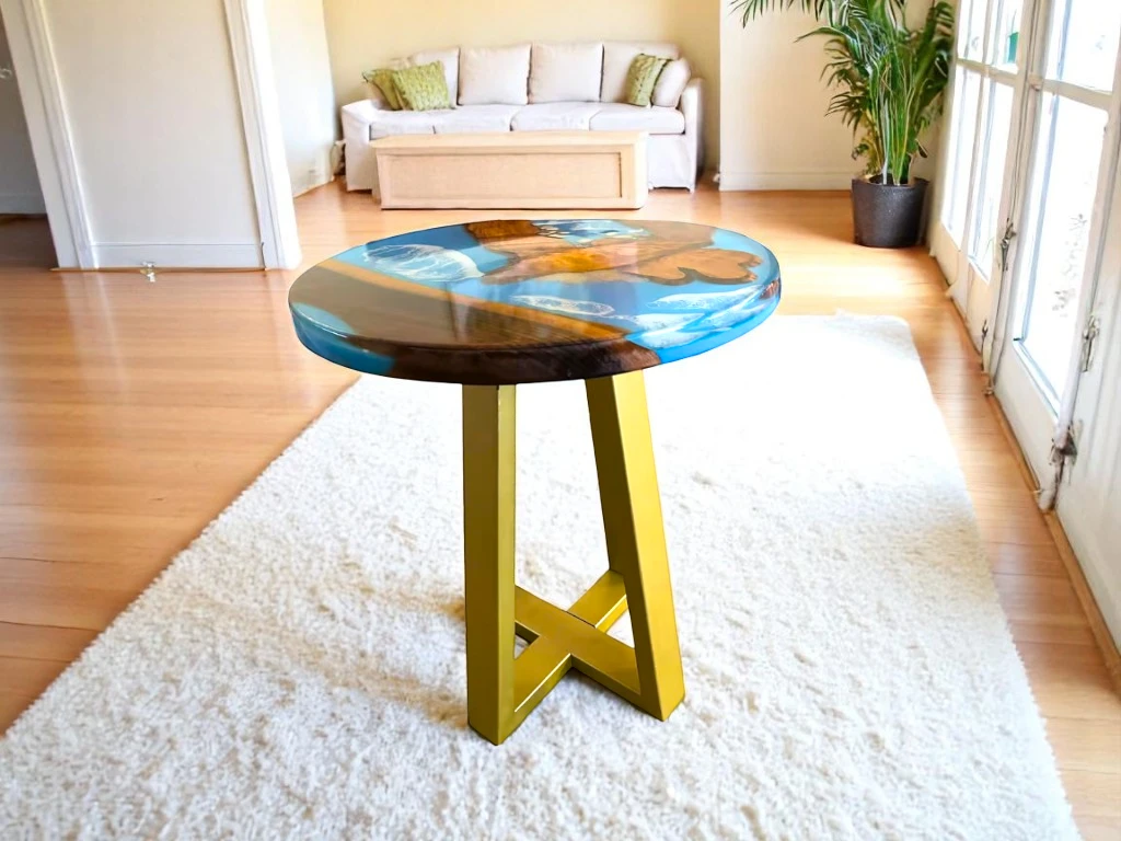 DIY Sea Waves Epoxy Table – Stunning Ocean Look at Home