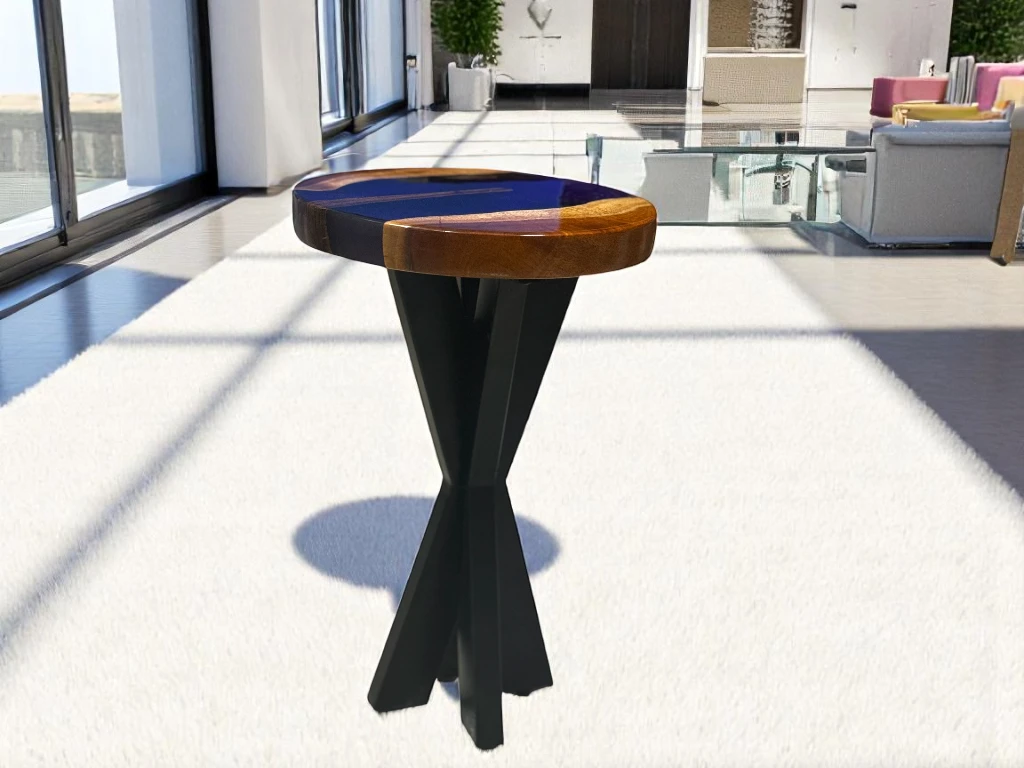Round Marble Custom Table Stunning Floral Mop Decor 