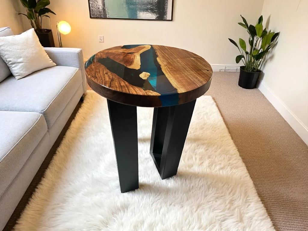 Handcrafted Epoxy Wood Coffee Table for Modern Living Spaces
