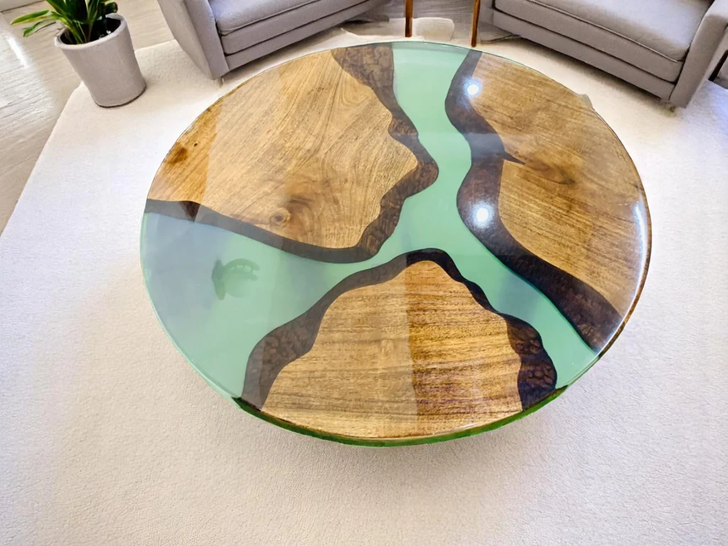 Luxury Handmade Epoxy Resin Coffee Table