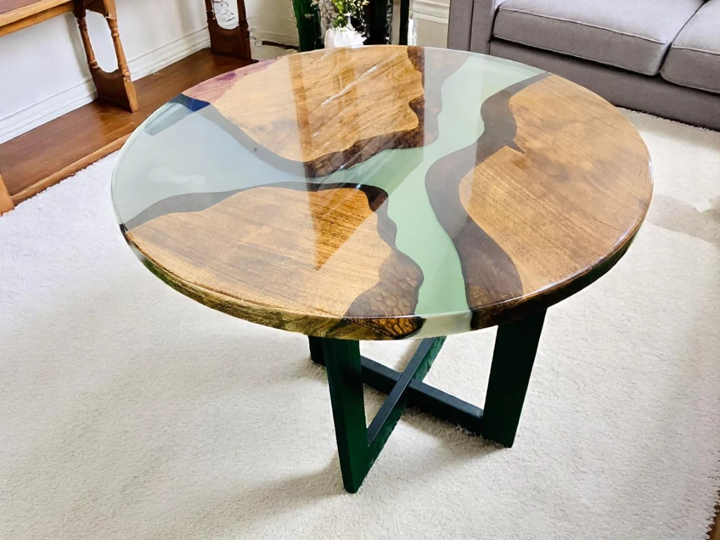 Luxury Handmade Epoxy Resin Coffee Table