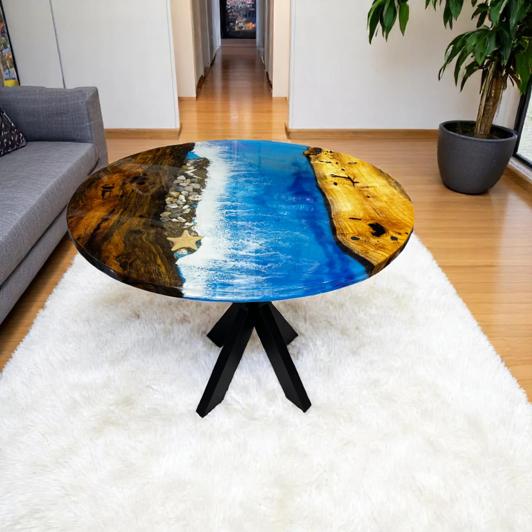 Premium Quality Round Epoxy Table Top 