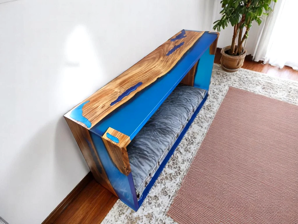 Rectangular Epoxy Restaurant Table Tops | Vedant Artisans
