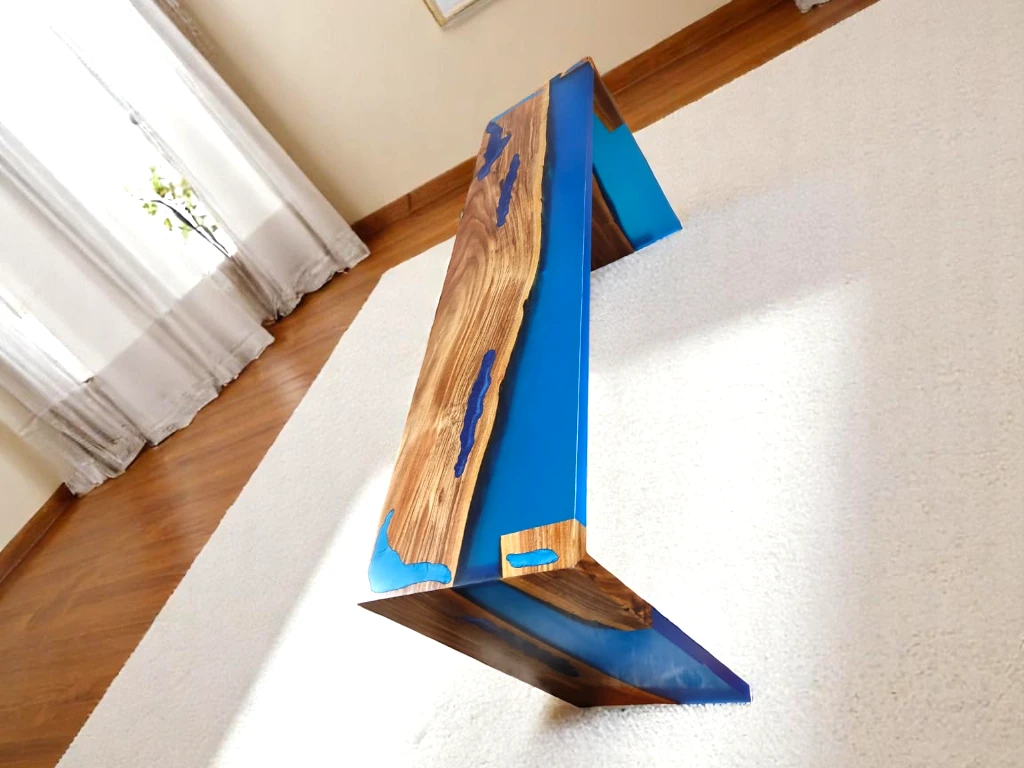 Rectangular Epoxy Restaurant Table Tops | Vedant Artisans