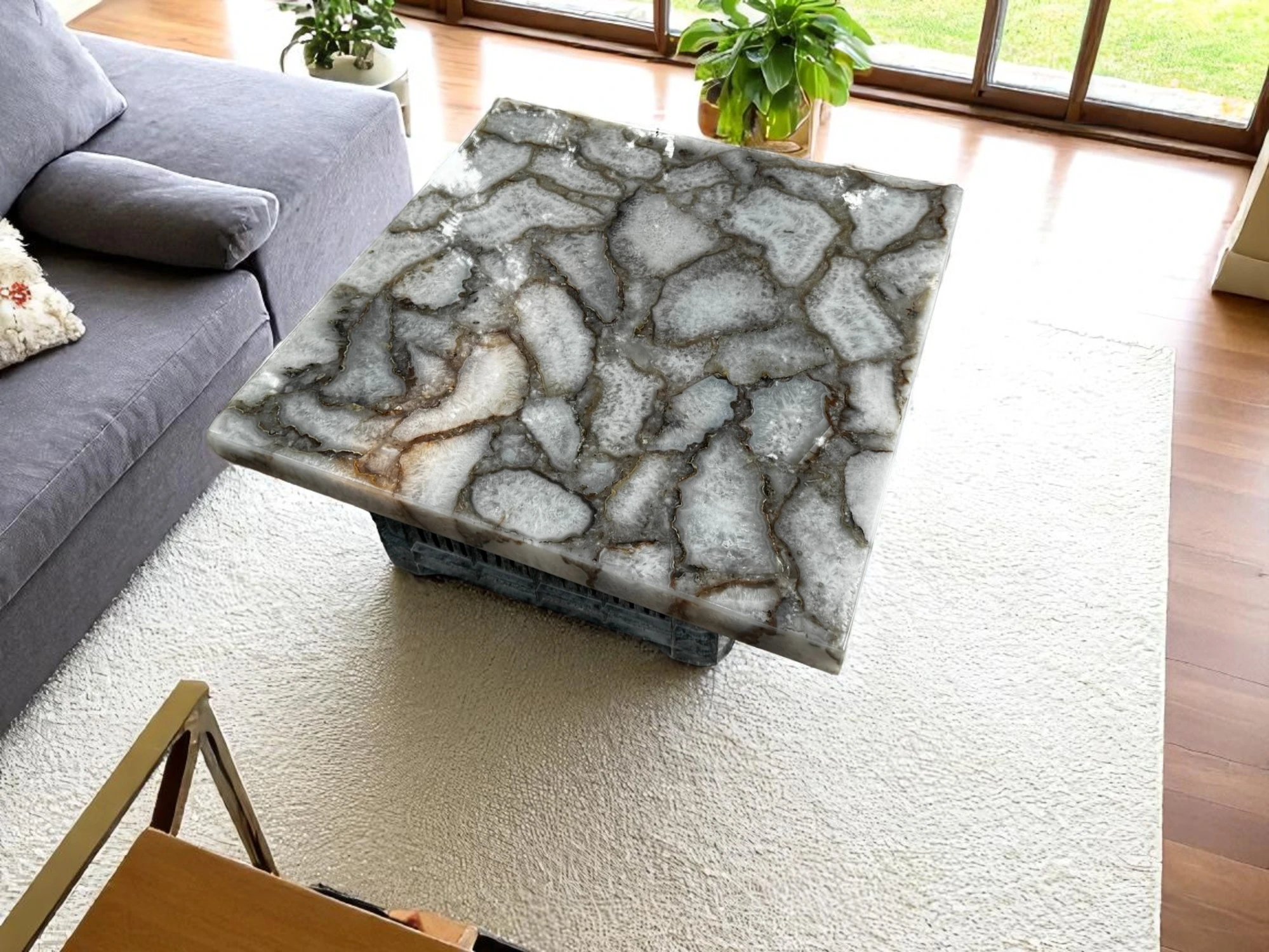 Square Small Coffee Table - Luxury Home Decor with Free Shipping 